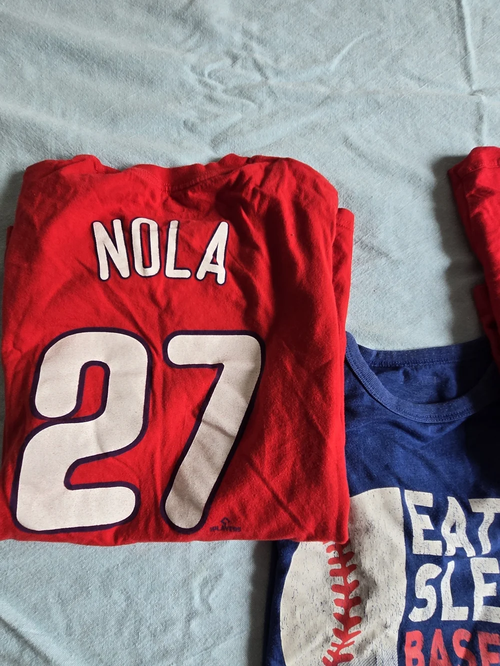 Kids 10/12 Baseball T-shirt Bundle Phillies Shirts